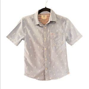 Vans Medium boys Aloha Shirt with Palm trees